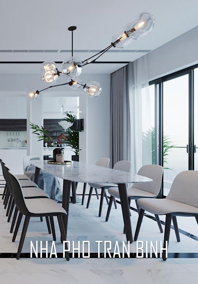  Thiết kế nội thất nhà phố Trần Bình Cầu Giấy hiện đại
