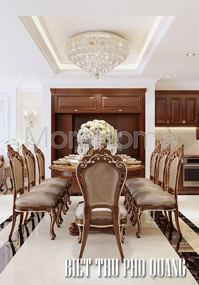 Thiết kế nội thất biệt thự tân cổ điển tại Phổ Quang