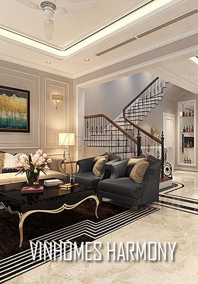 Thiết kế nội thất biệt thự Vinhomes Riverside The Harmony