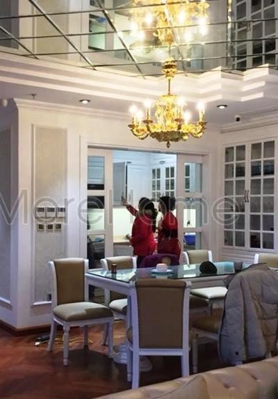 Thi công nội thất chung cư tân cổ điển Hà Đô