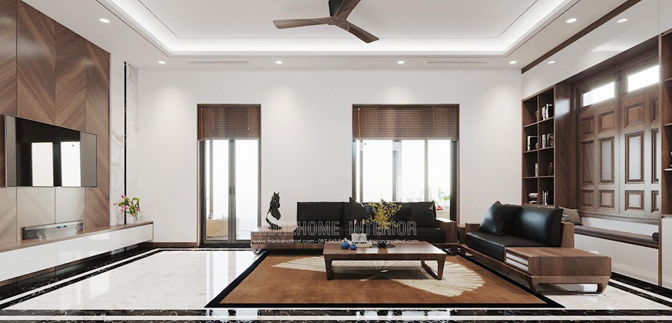 Thiết kế nội thất phòng khách hiện đại