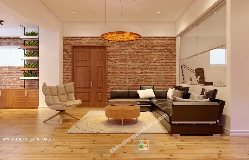 Thiết kế nội thất phòng khách hiện đại